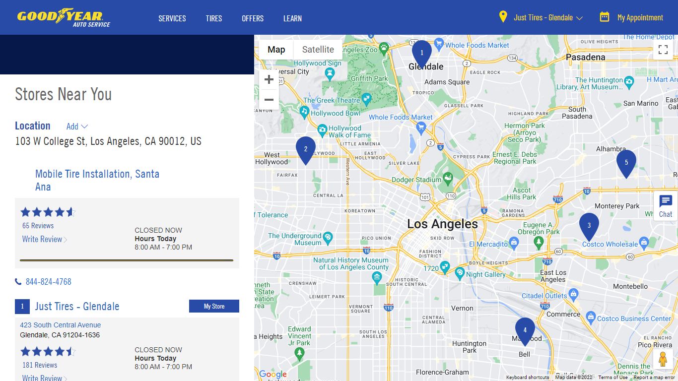 Find a Store | Goodyear Auto Service