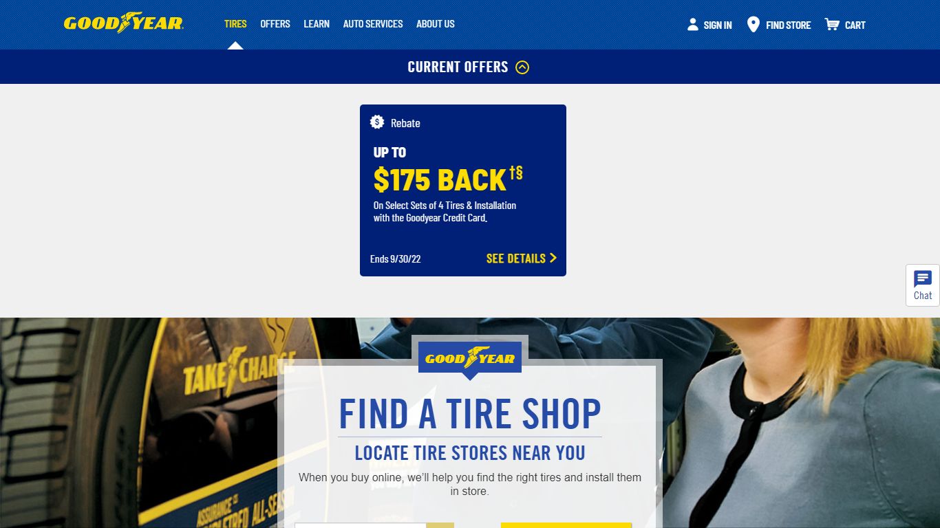 Tire Shop Near Me | Goodyear Tires